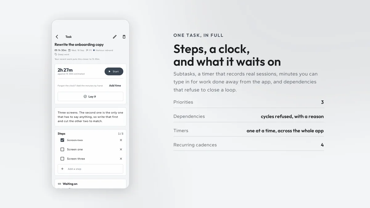 Task — Heftora