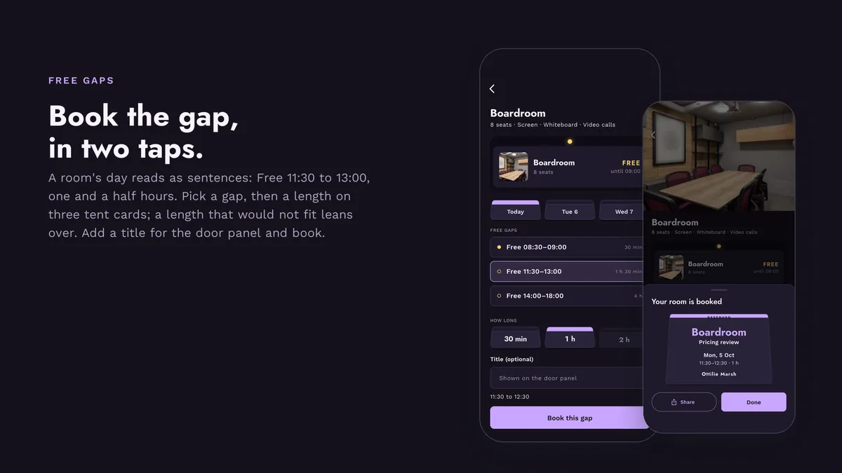Free gaps — Perchora